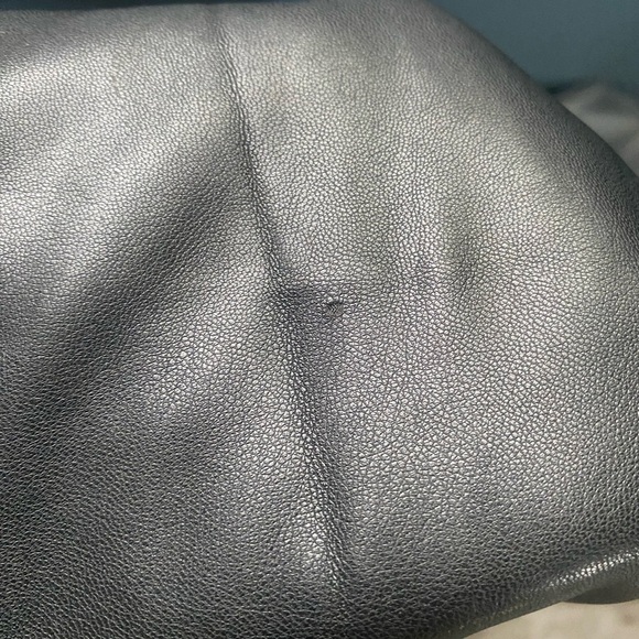 Free People Black Vegan Faux Leather Leggings Size 26 - Picture 11 of 11